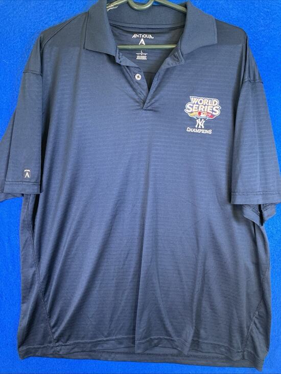 Antigua Other - New York Yankees 2009 World Series Champions Antigua Polo Shirt Men's Large Blue